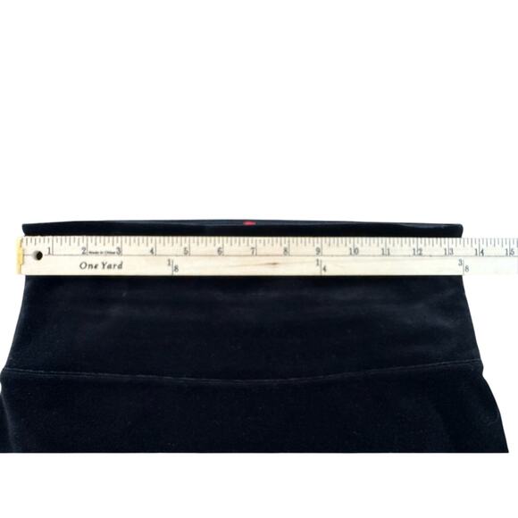 Spanx Black Velvet Leggings Size Large EUC - Picture 6 of 6